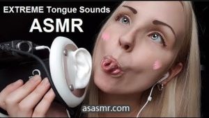 [ASMR Network]直顶耳朵深处的舌头，舔耳，强烈向