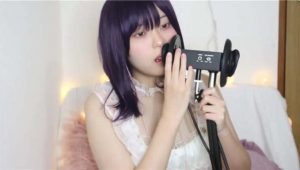 [千歳すみれ]睡衣舔耳，nicochannel剪辑