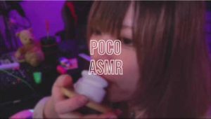 [poco ASMR]津津有味地吃你的耳朵，舔耳